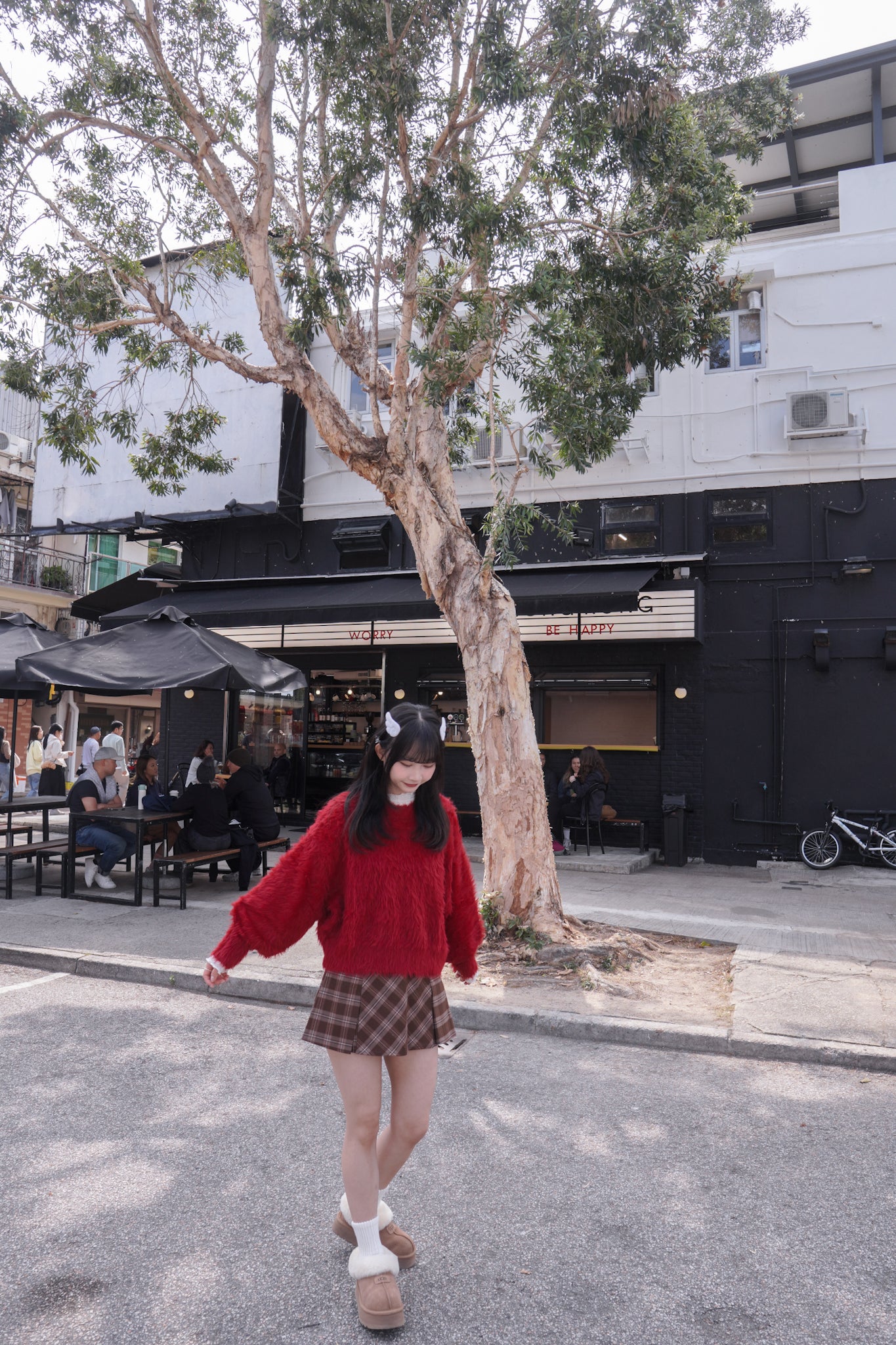 <現貨> 新年限定🧧🍊圓領毛絨針織長袖上衣