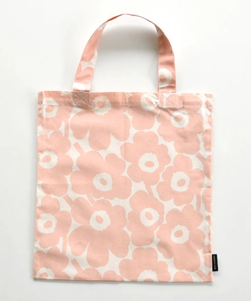 <預訂> JP 日本限定珊瑚粉色！Marimekko Mini Unikko Tote Bag♡