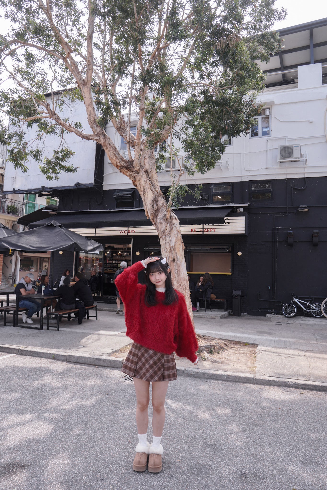 <預訂> 自家製 褶皺透明Ruffle邊立體花花高領內搭打底上衣｜兩色入