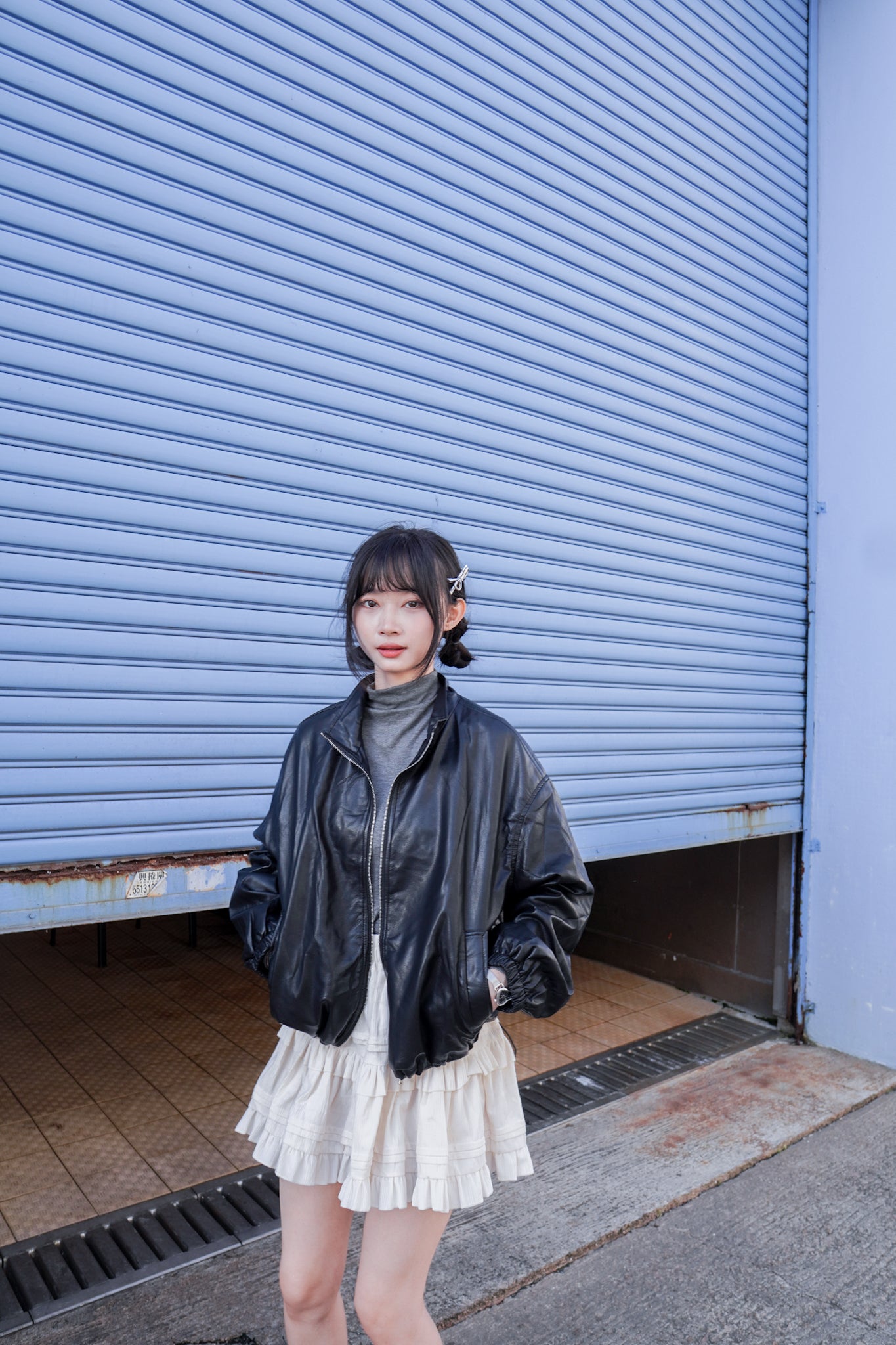 <現貨> 秋冬專屬♡ 絲絨蛋糕短裙 | 兩色入