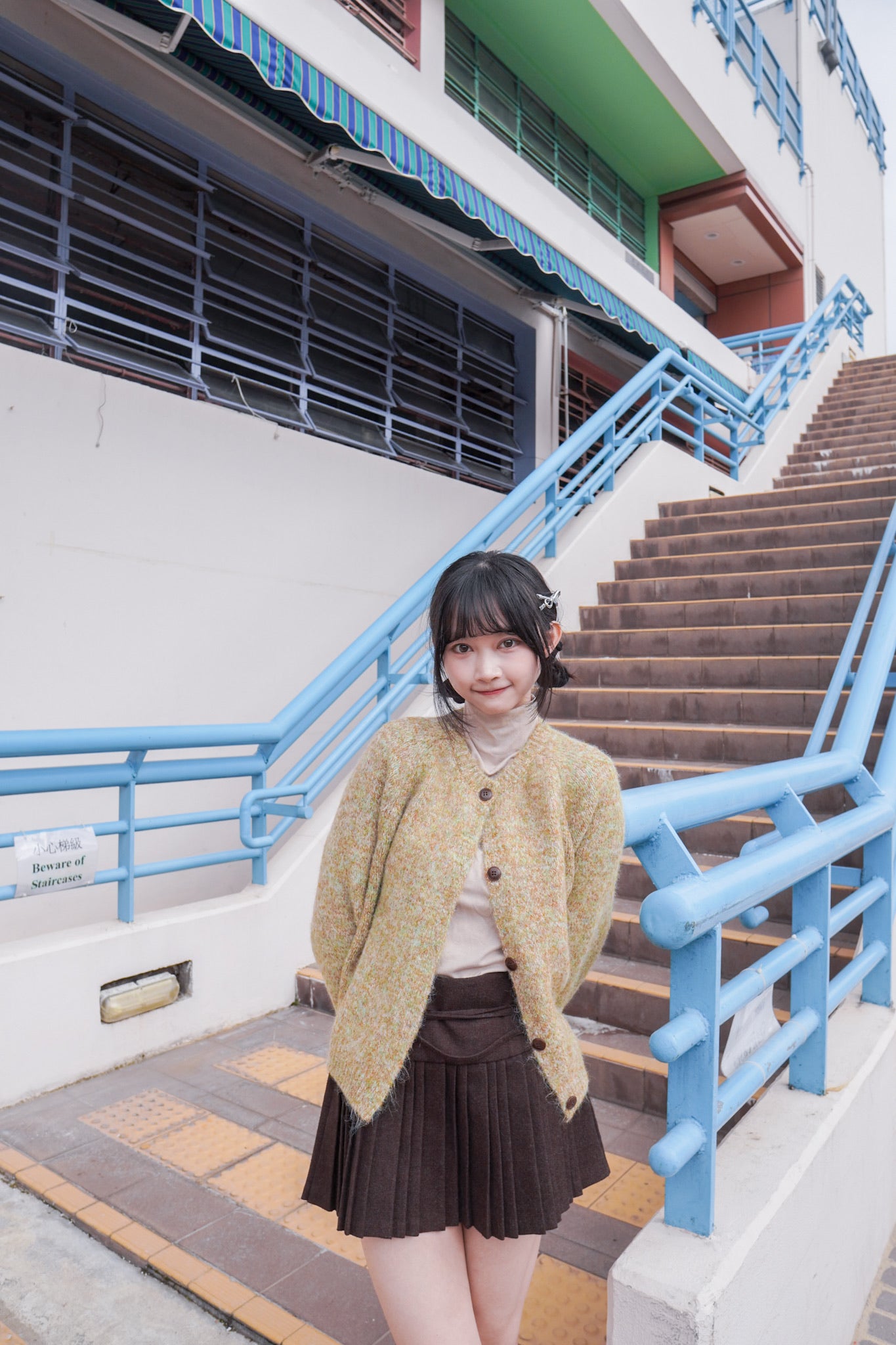 <現貨> 羊毛混紡針織冷外套｜兩色入