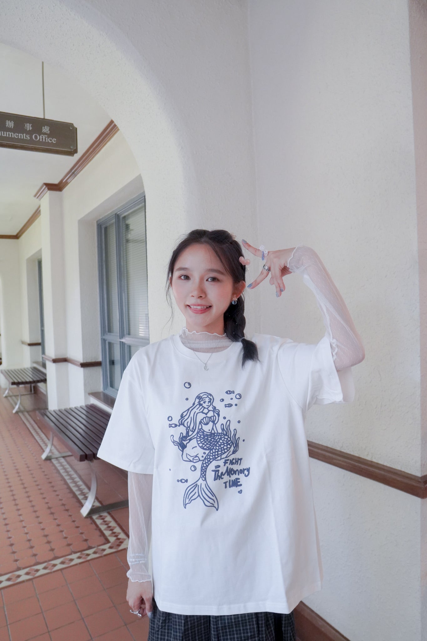 <現貨> 自家製 Oversized寬鬆棉麻短袖Tee