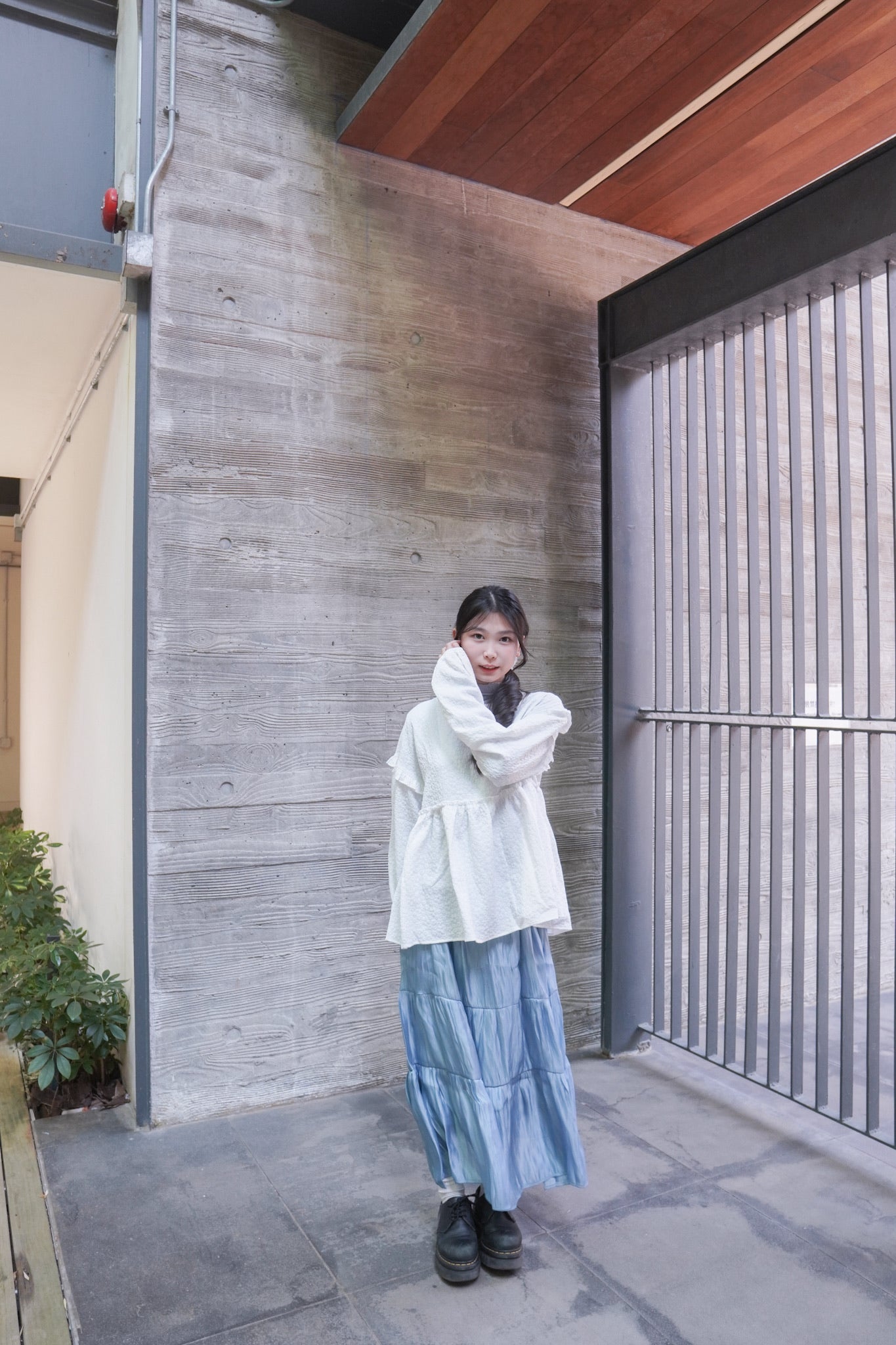 <現貨> 棉花糖BlingBling拼接半身長裙