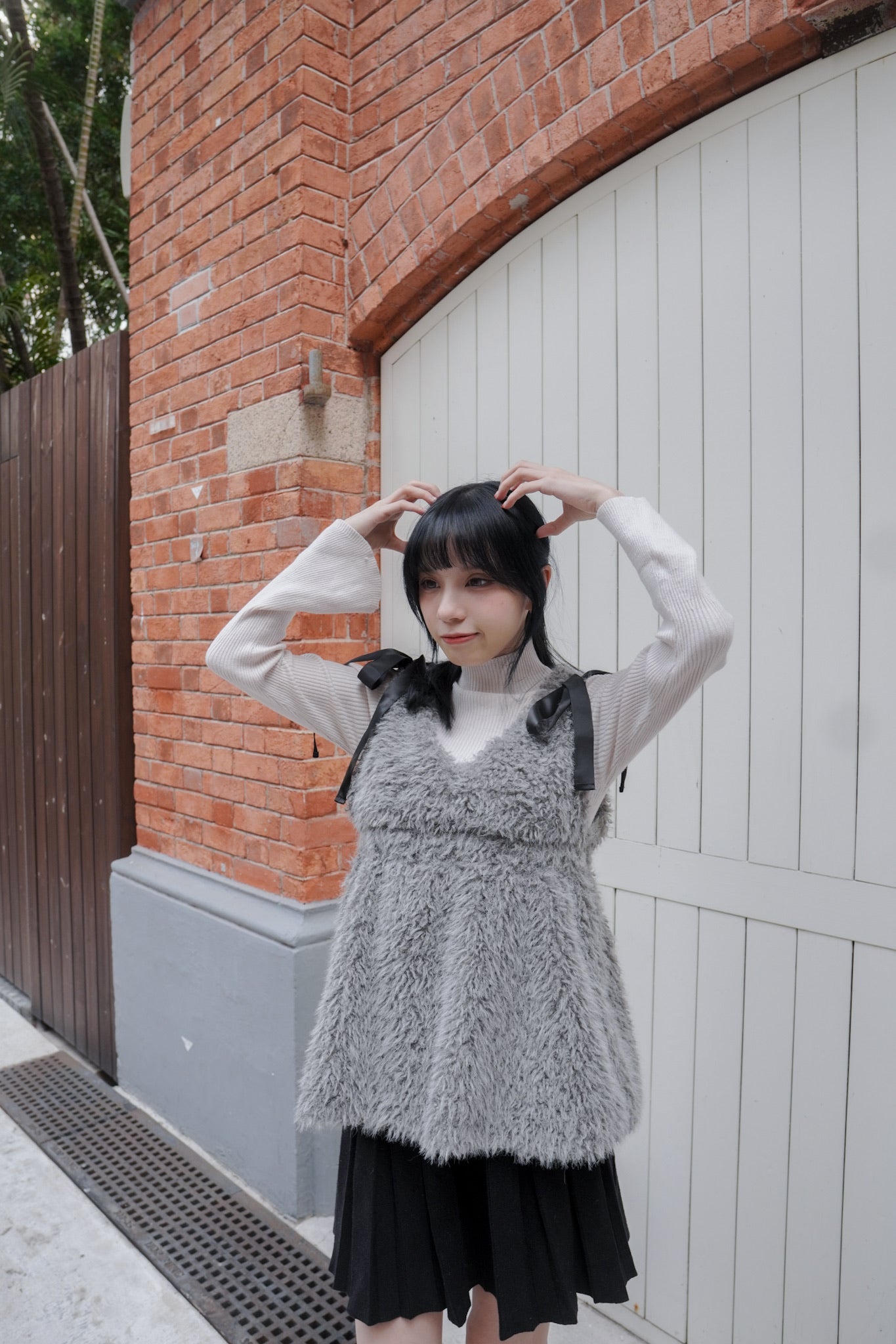 <現貨> 自家製 彈性針織百褶半身短裙