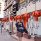 <預訂> 自家製 褶皺透明Ruffle邊立體花花高領內搭打底上衣｜兩色入
