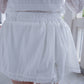 <現貨> 獨家款～ LOGO蕾絲邊短裙褲 ｜兩色入
