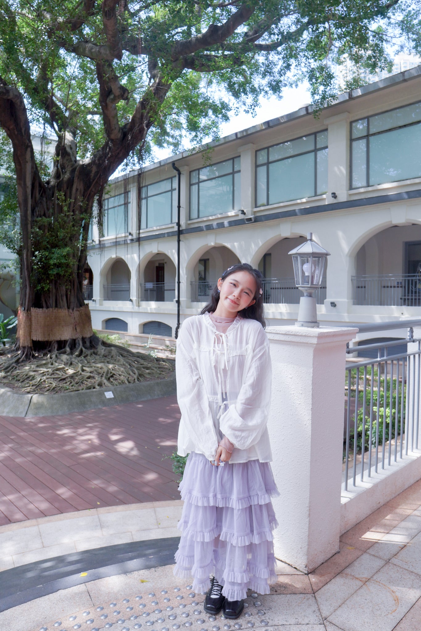 <預訂> 2025新款易襯超仙！薄紗蛋糕半身長裙｜兩色入