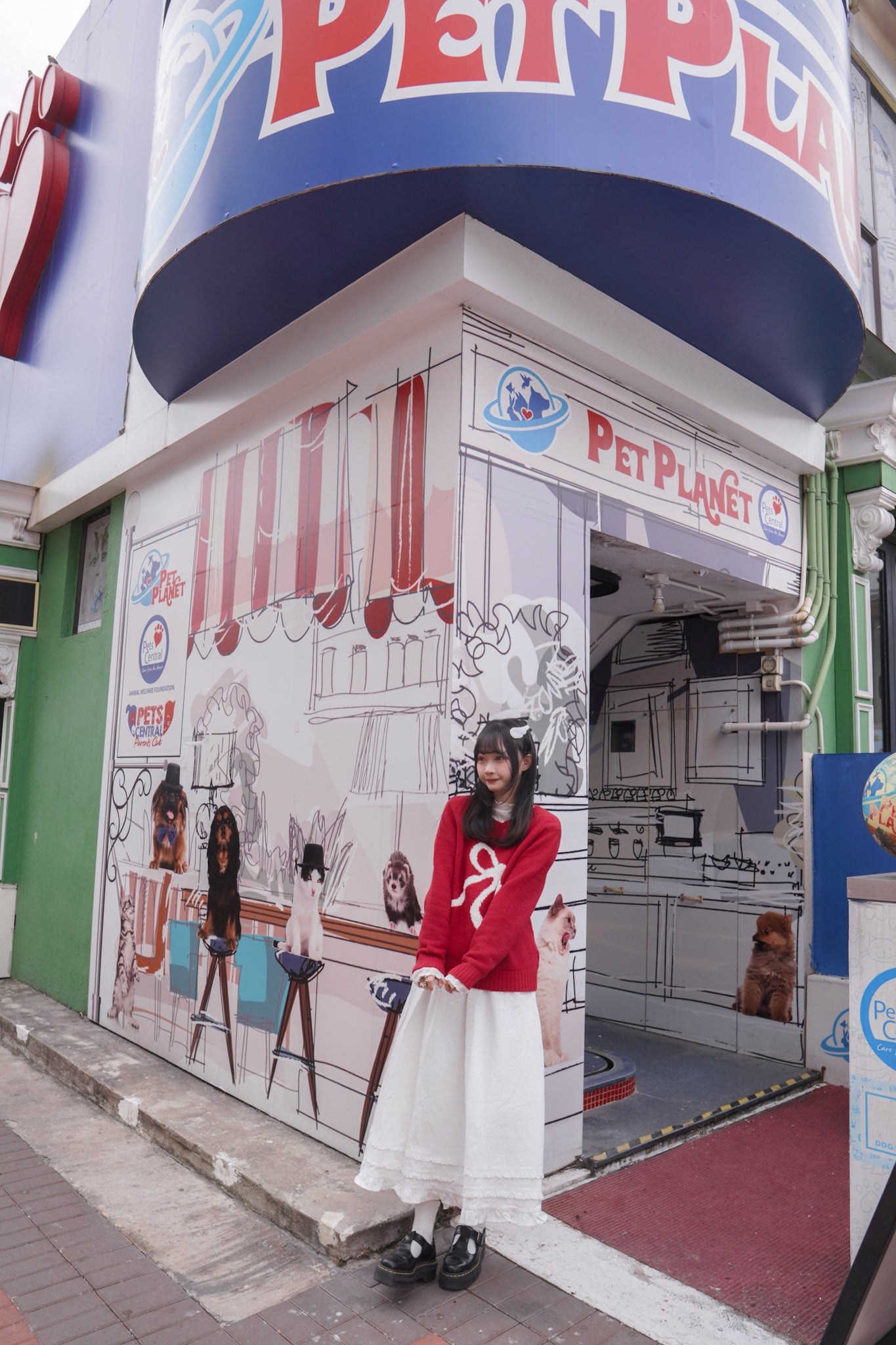 <現貨> 超舒服♡!!全棉韓系小奶白花邊半身長裙