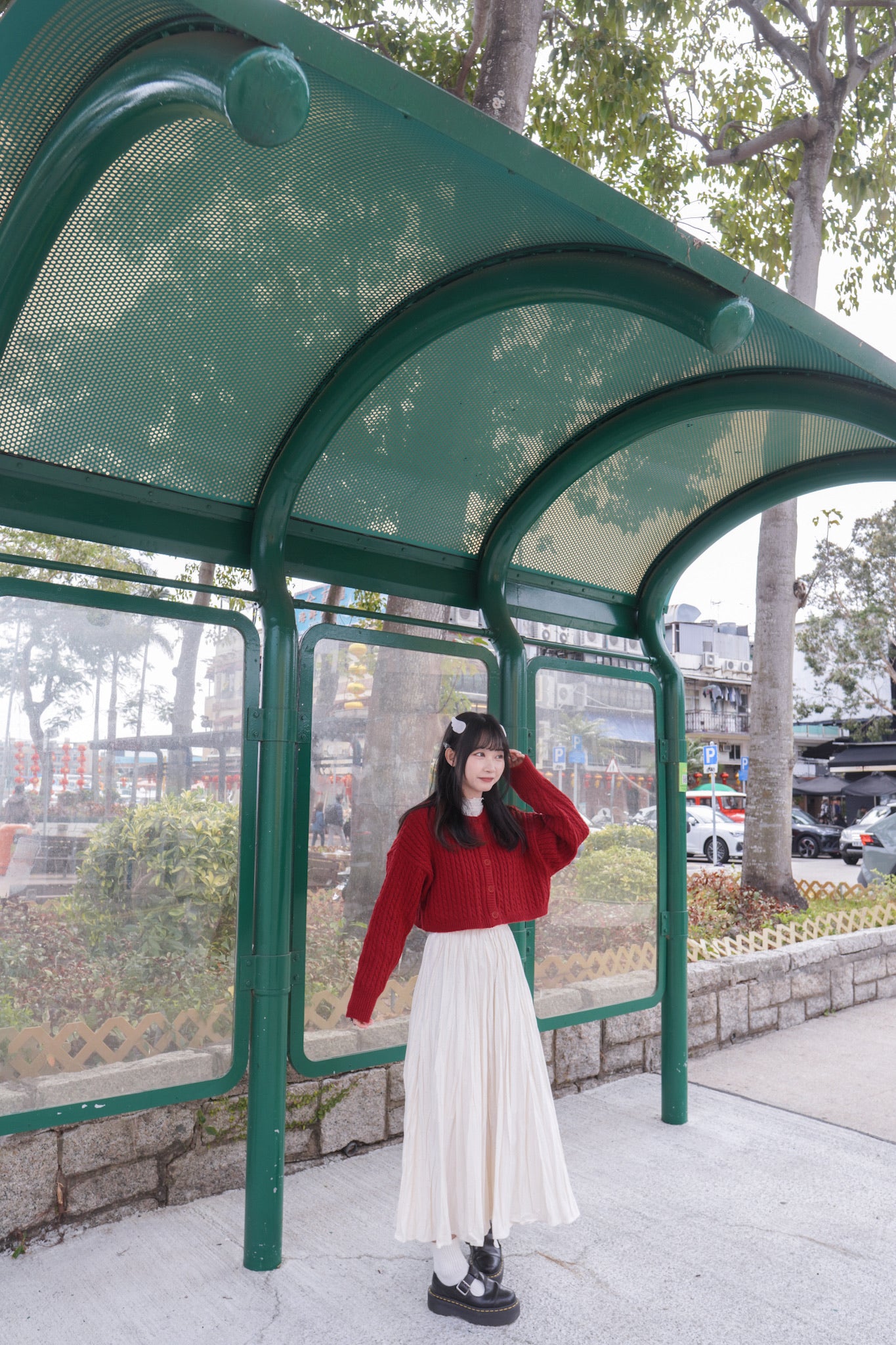 <現貨> 新年限定🧧🍊Logo刺繡絞花針織開胸長袖外套