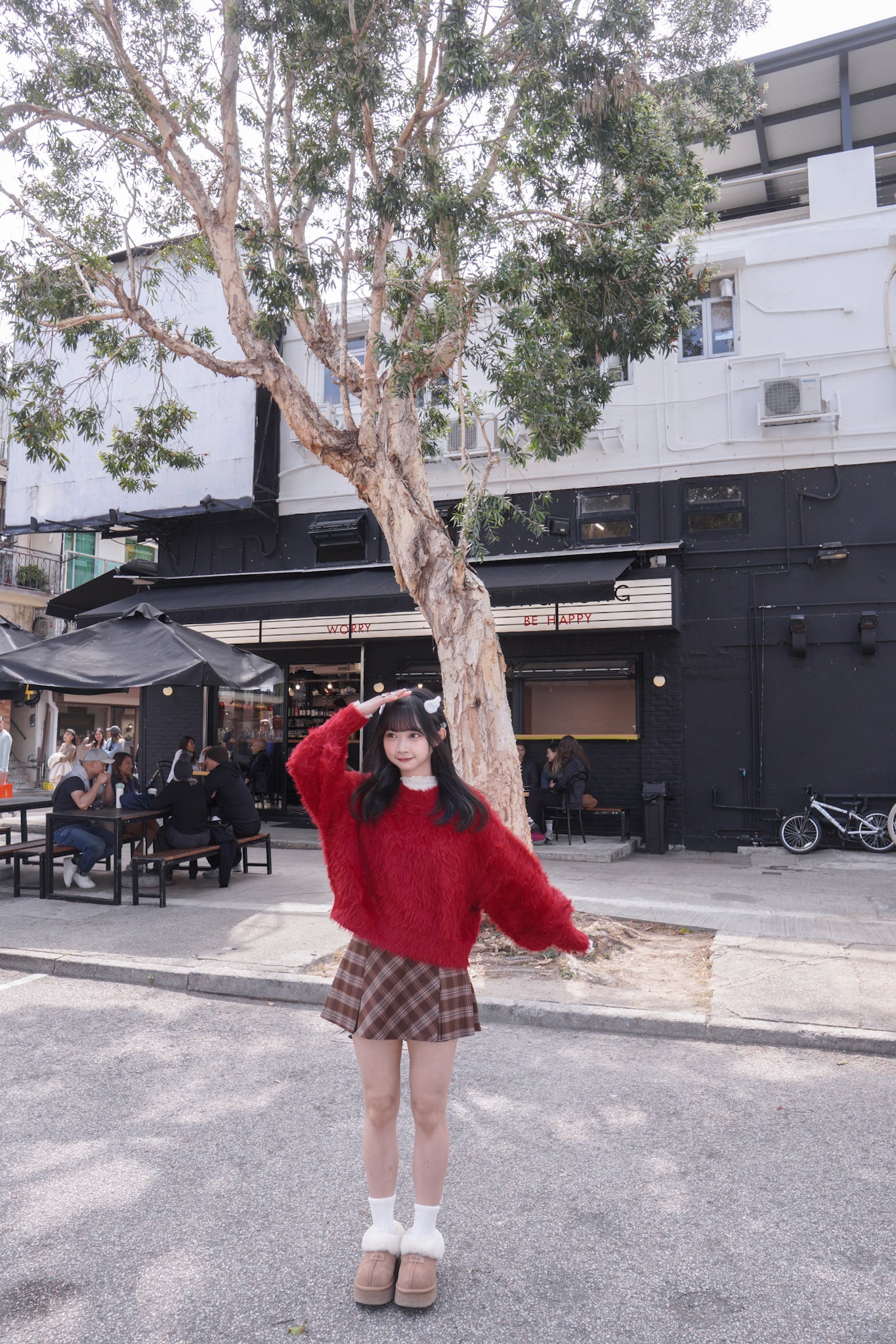 <現貨> 新年限定🧧🍊圓領毛絨針織長袖上衣