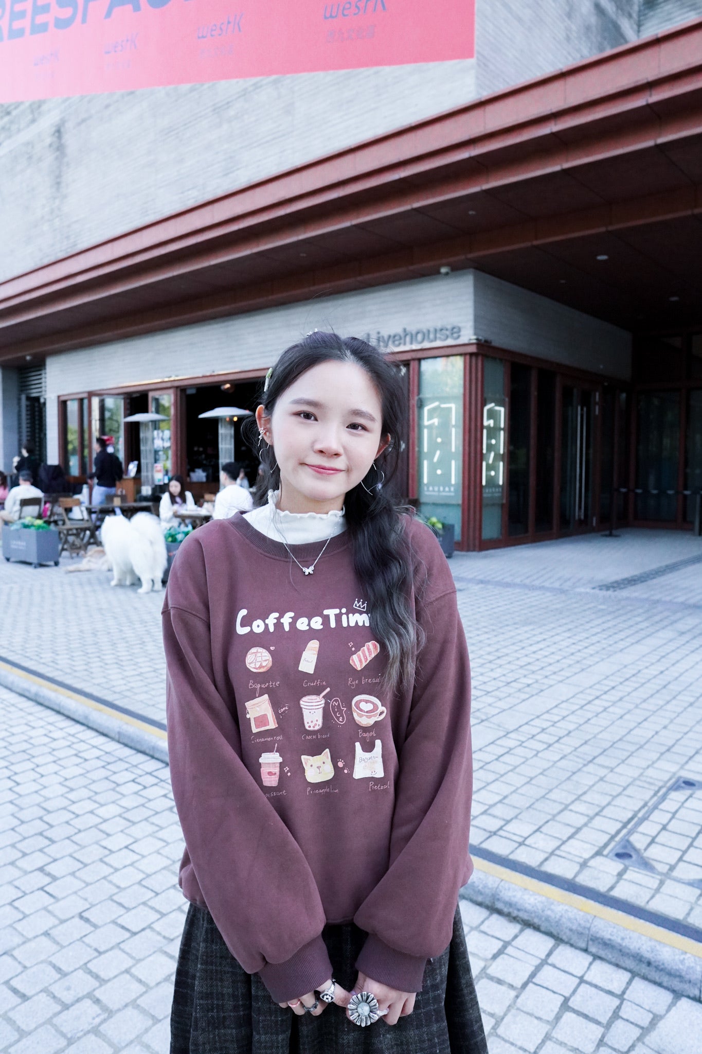 <現貨> 冬日感滿滿！韓系Coffee Shop長袖衛衣｜兩色入