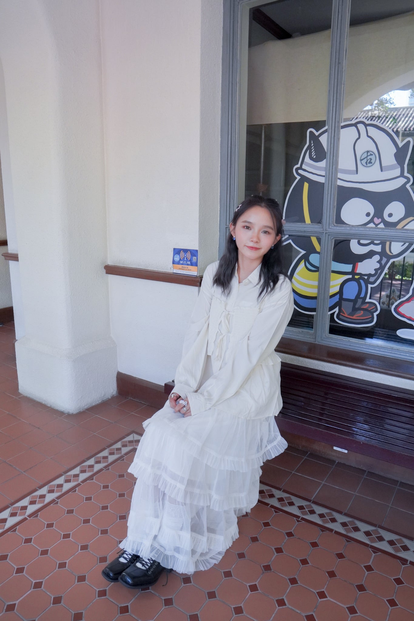 <預訂> 2025新款易襯超仙！薄紗蛋糕半身長裙｜兩色入