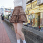 <現貨> 秋冬專屬♡ 絲絨蛋糕短裙 | 兩色入