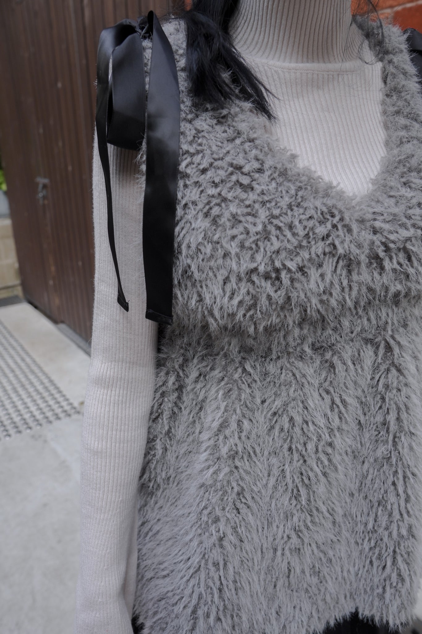 <現貨> 高領喇叭袖羅紋針織上衣｜四色入