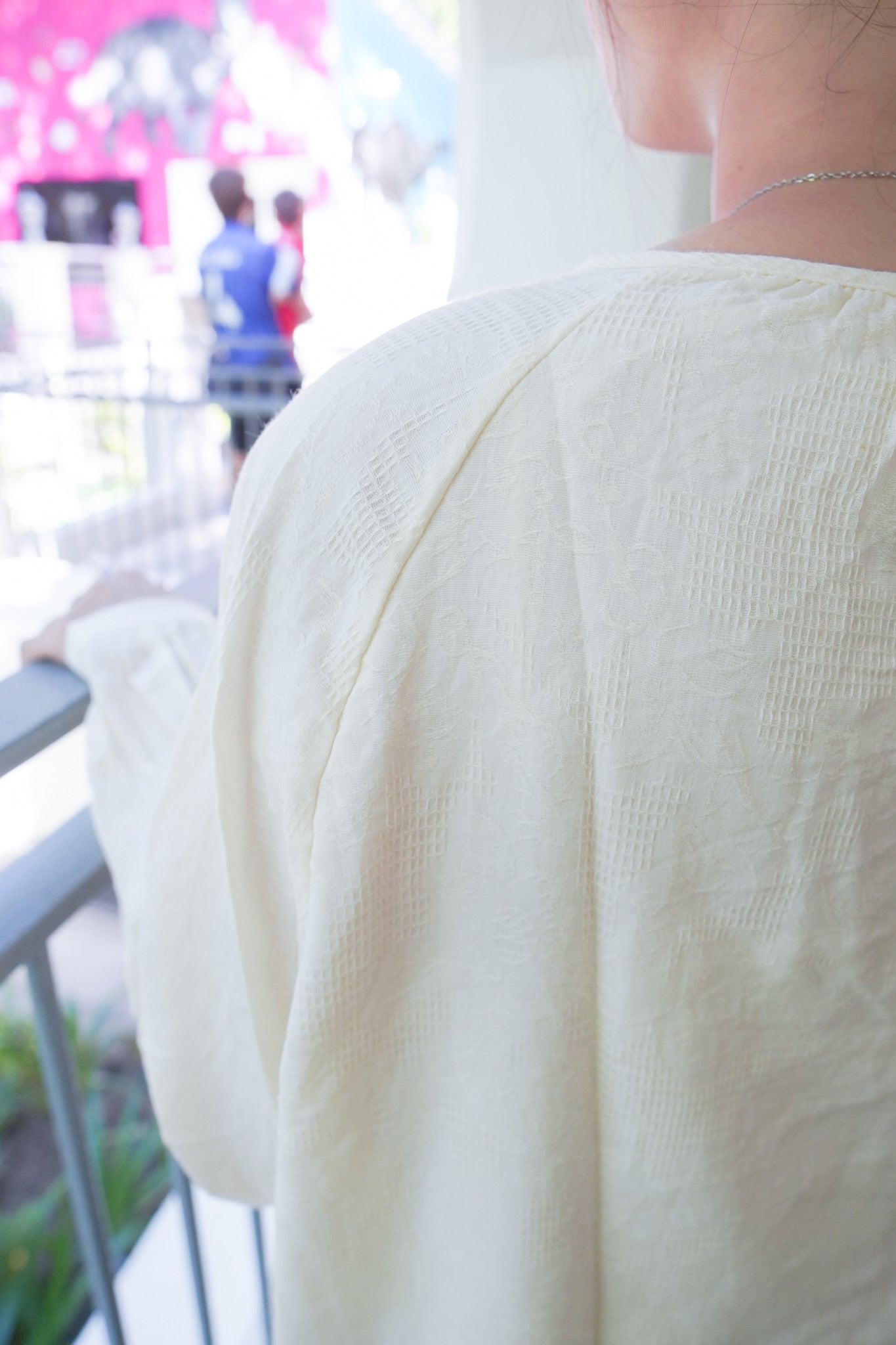 <預訂> 自家製 肌理紋鈕扣長袖裇衫