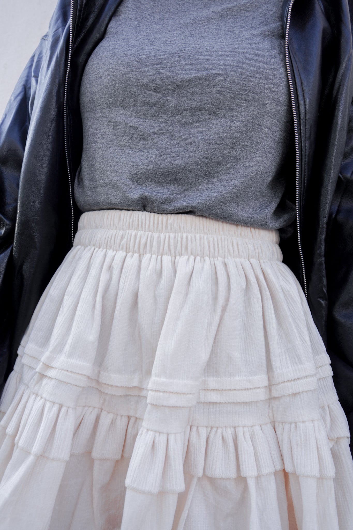 <現貨> 秋冬專屬♡ 絲絨蛋糕短裙 | 兩色入