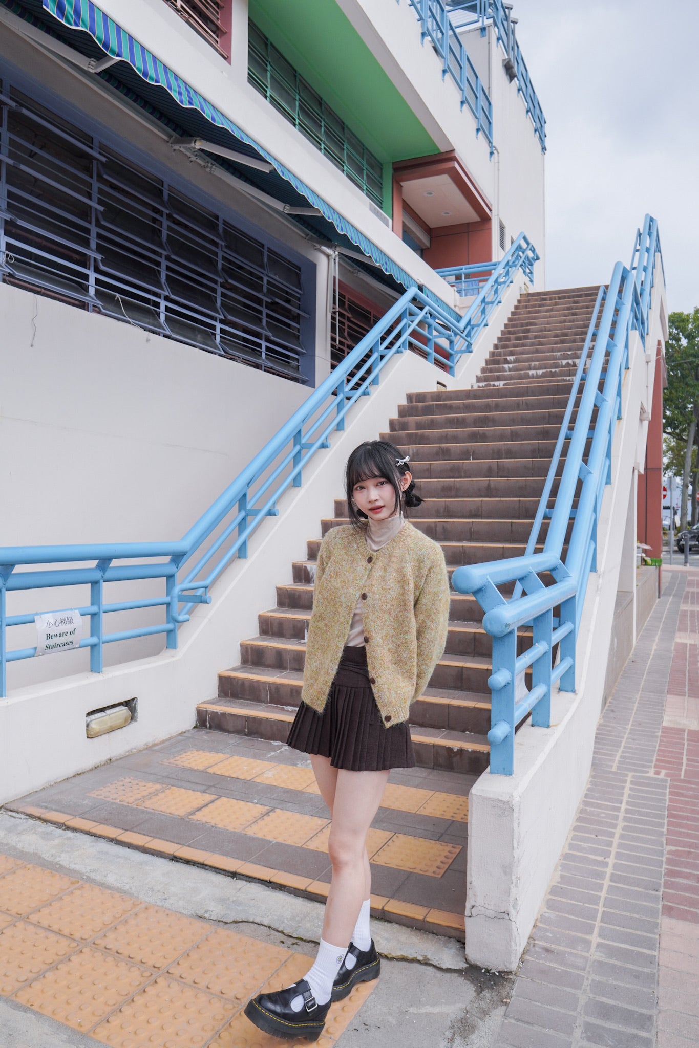 <現貨> 羊毛混紡針織冷外套｜兩色入