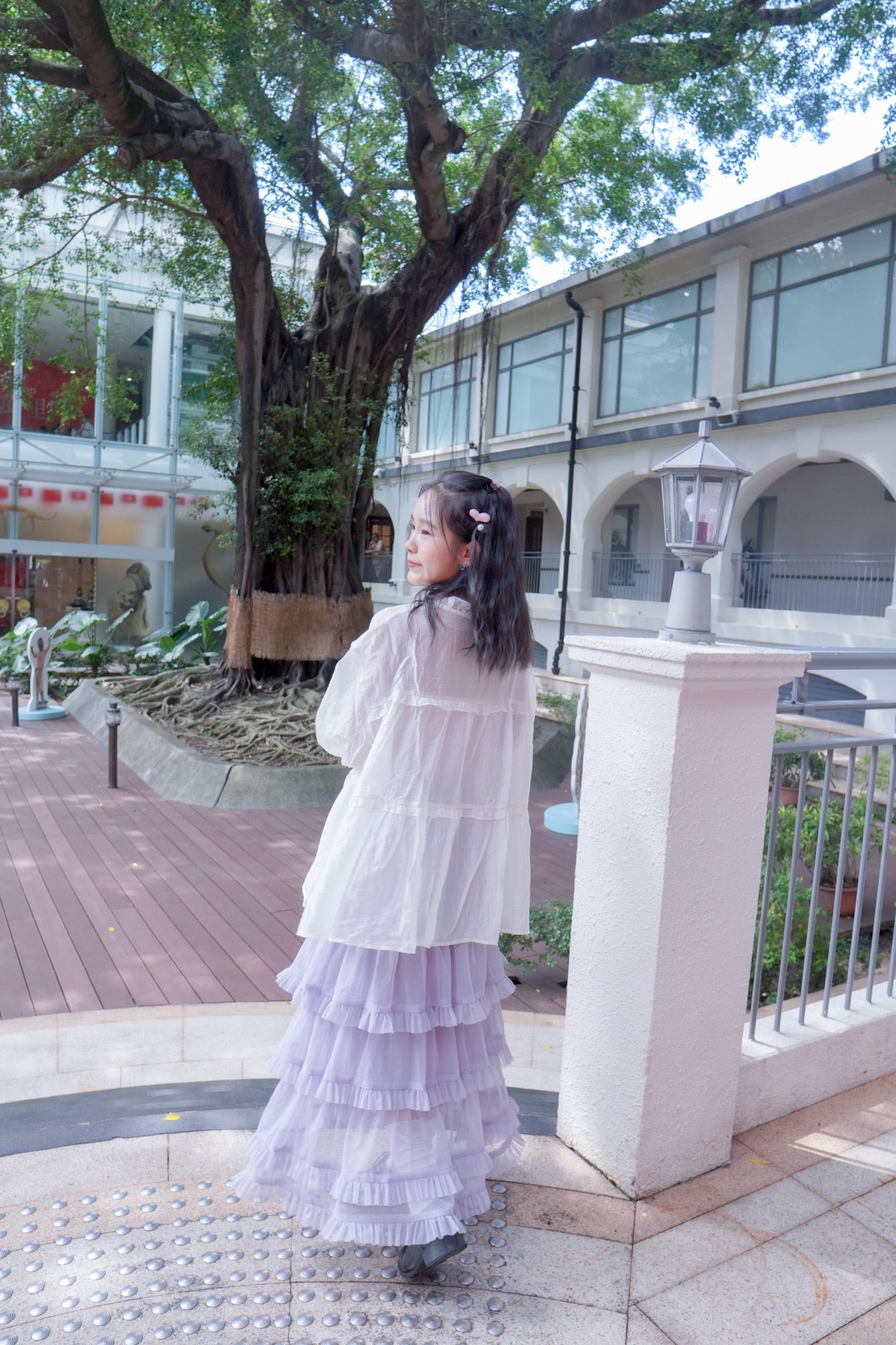 <預訂> 2025新款易襯超仙！薄紗蛋糕半身長裙｜兩色入