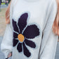 <預訂限時優惠> MM Unisex 大花朵提花針織套頭上衣｜兩色入