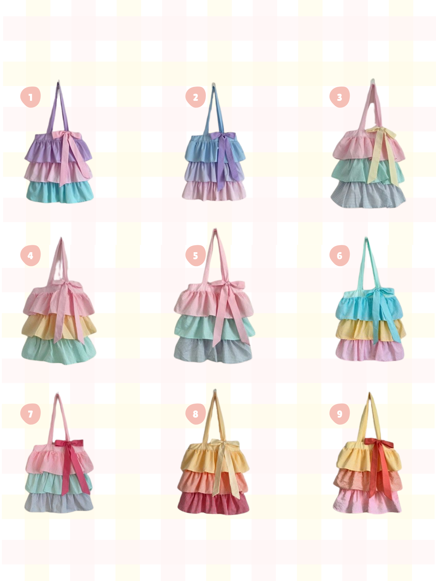 <預訂> 泰國人手製作🇹🇭 超人氣大容量三層蛋糕Tote Bag(內有小口袋) | 多色入