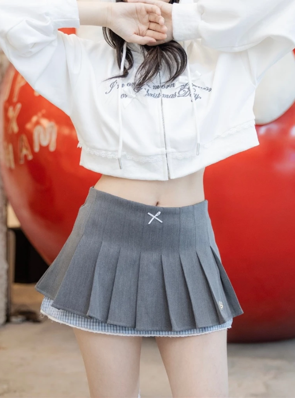 <預訂> 泰國小眾品牌🇹🇭 不撞款! 格紋疊層百褶短裙 | 三色入