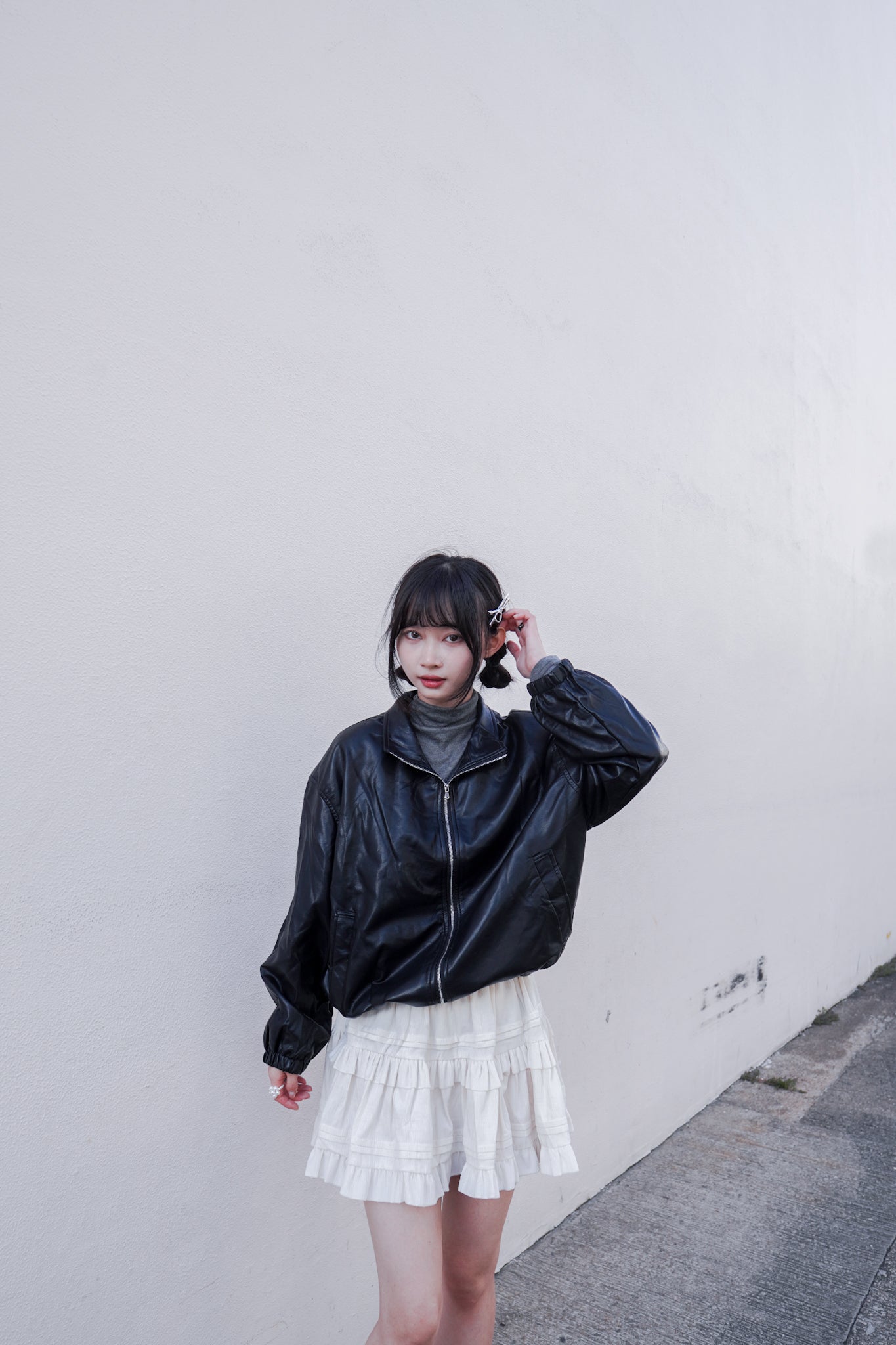 <現貨> 秋冬專屬♡ 絲絨蛋糕短裙 | 兩色入