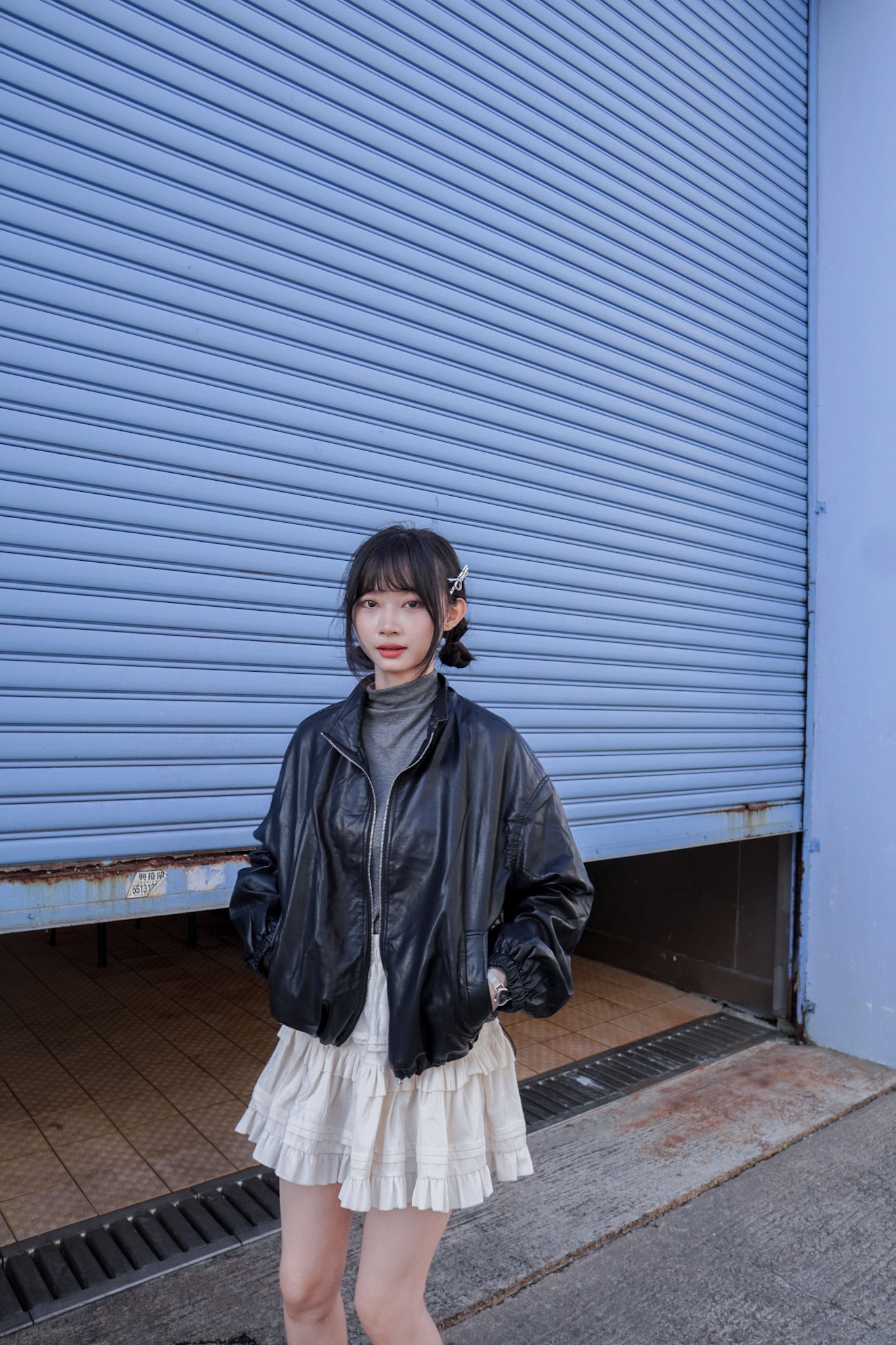 <現貨> 秋冬專屬♡ 絲絨蛋糕短裙 | 兩色入