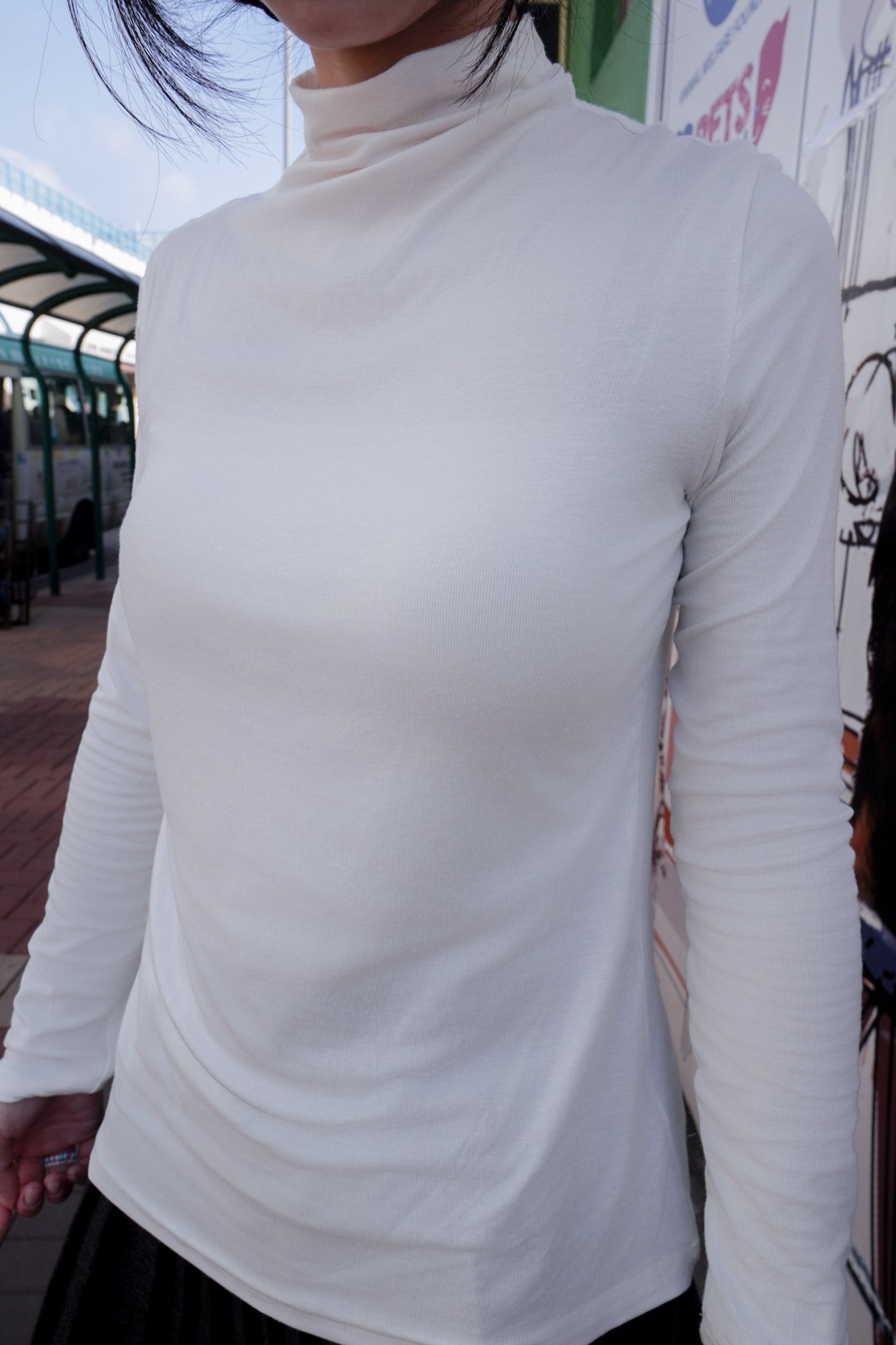 <現貨> 自家製 2025新款 高質量超親膚百搭多色高領長袖上衣｜五色入