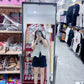 <預訂> 疊穿神器 前雙綁帶格紋荷葉邊外搭背心｜兩色入