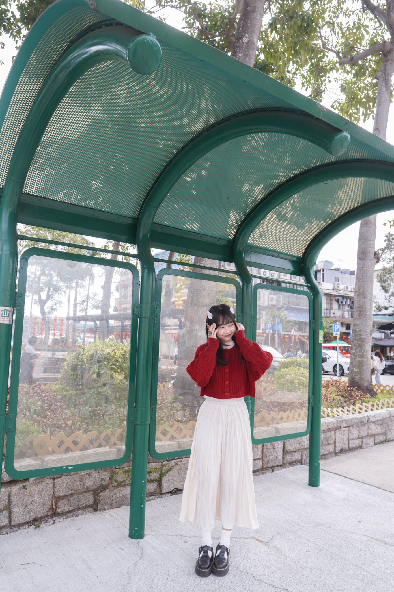 <現貨> 新年限定🧧🍊Logo刺繡絞花針織開胸長袖外套