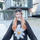 <預訂限時優惠> MM Unisex 大花朵提花針織套頭上衣｜兩色入