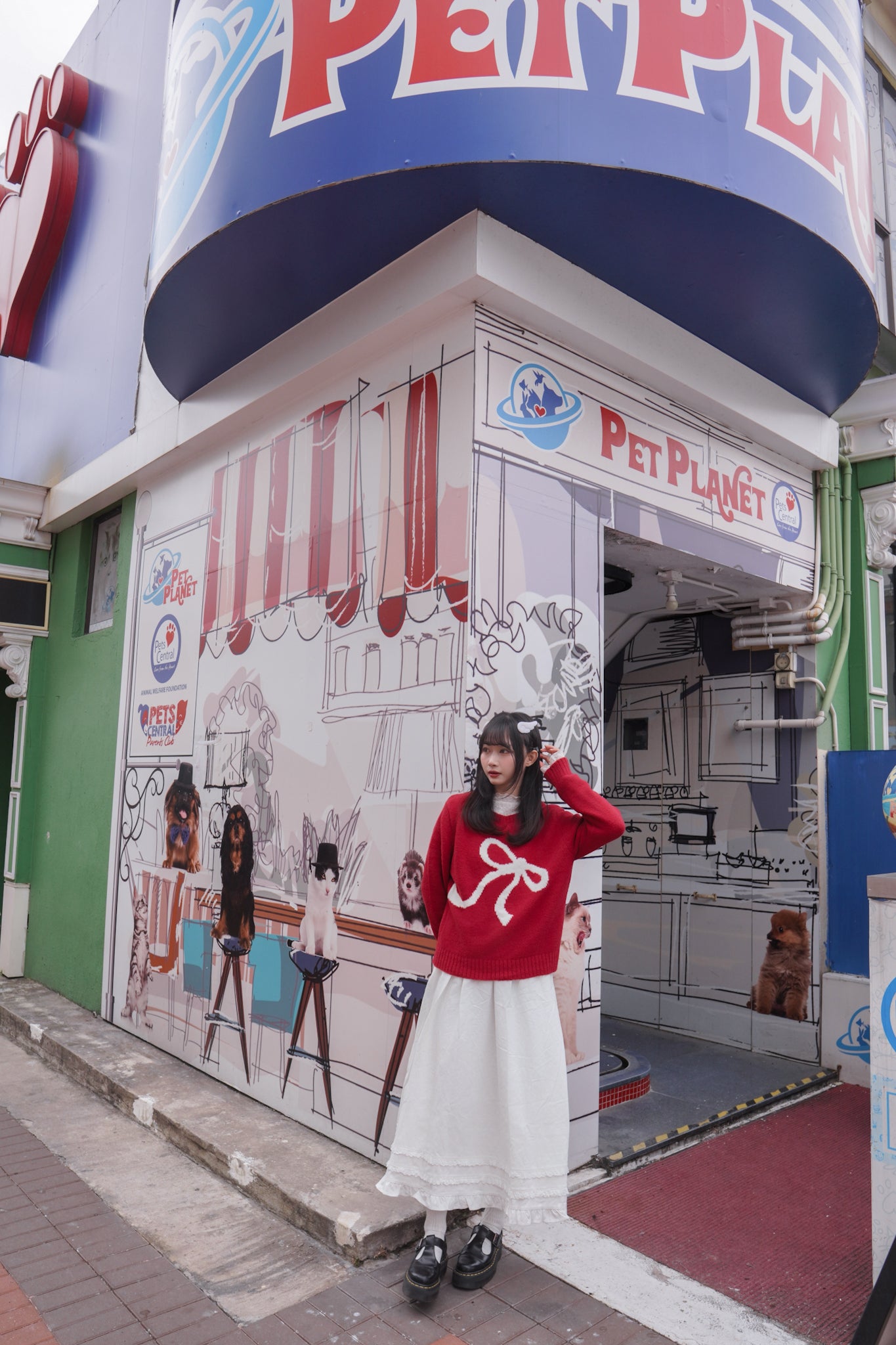 <現貨> 新年限定🧧🍊大紅超大蝴蝶結針織上衣