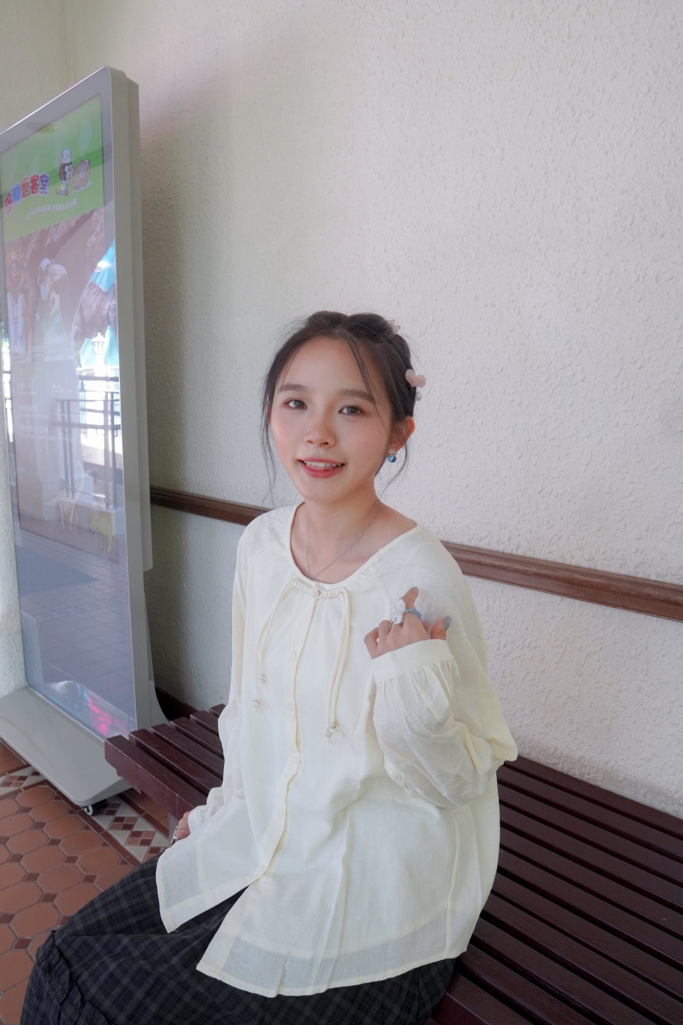 <預訂> 自家製 肌理紋鈕扣長袖裇衫