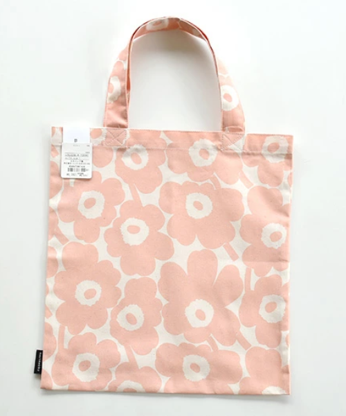 預訂> JP 日本限定珊瑚粉色！Marimekko Mini Unikko Tote Bag