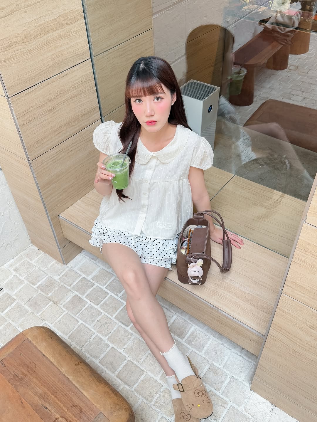 <預訂> 泰國小眾品牌🇹🇭 寬鬆彼得潘領泡泡袖襯衫 | 四色入