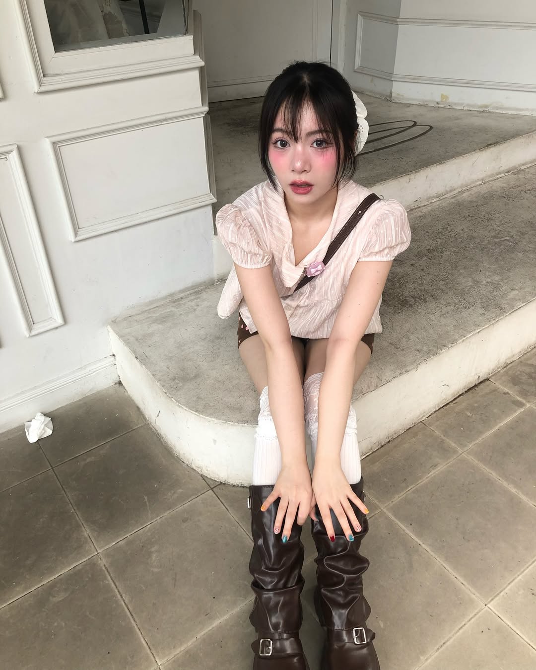 <預訂> 泰國小眾品牌🇹🇭 寬鬆彼得潘領泡泡袖襯衫 | 四色入