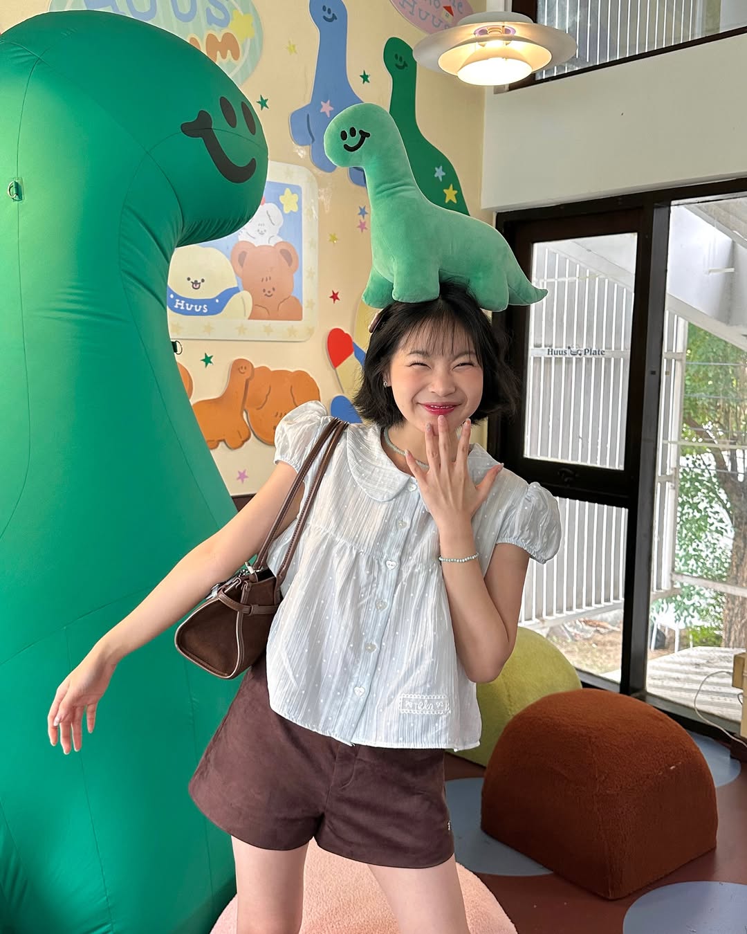 <預訂> 泰國小眾品牌🇹🇭 寬鬆彼得潘領泡泡袖襯衫 | 四色入
