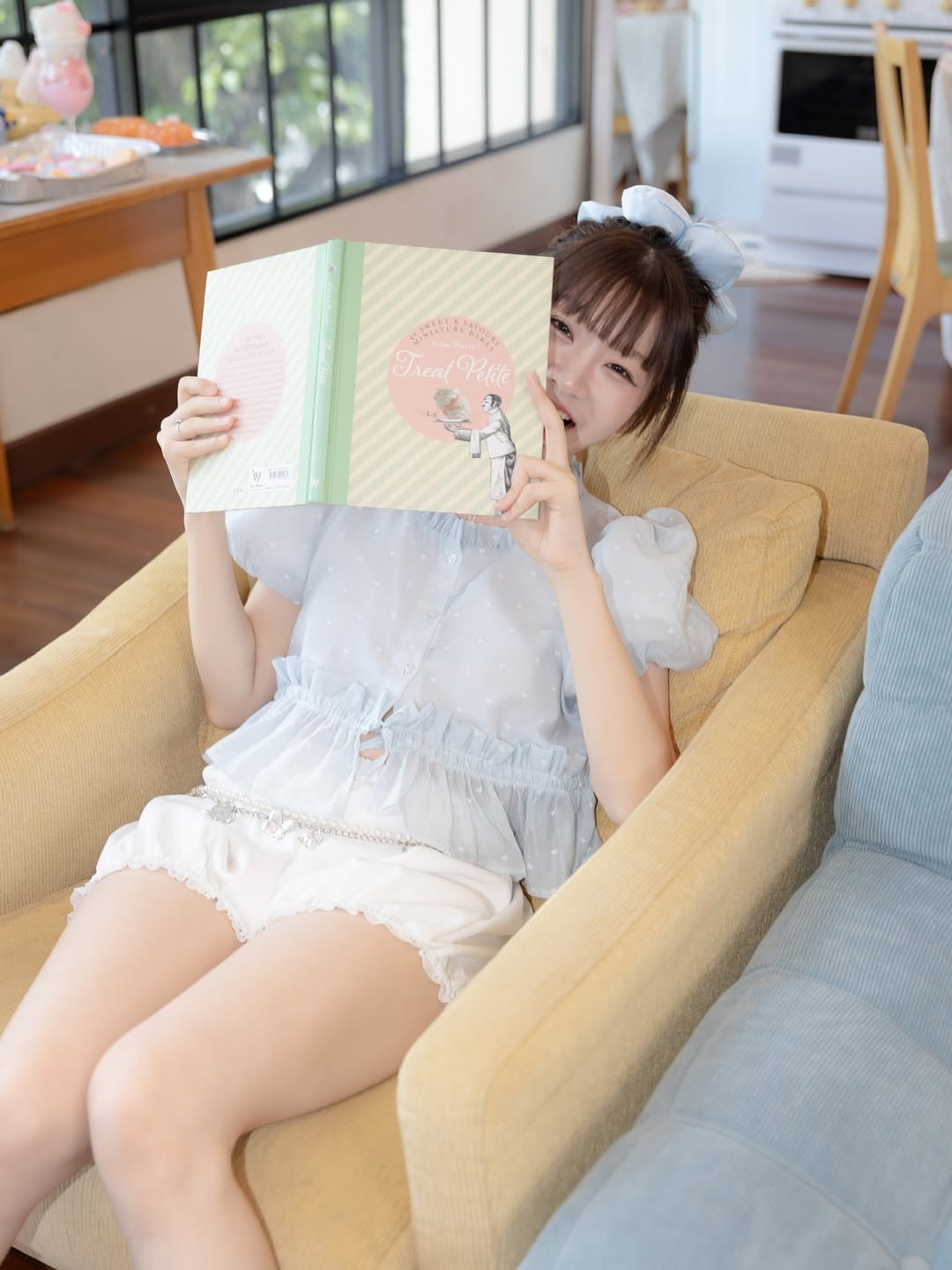 <預訂> 泰國小眾品牌🇹🇭 泡泡袖蝴蝶結短袖襯衫(內有打底不會透) | 五色入