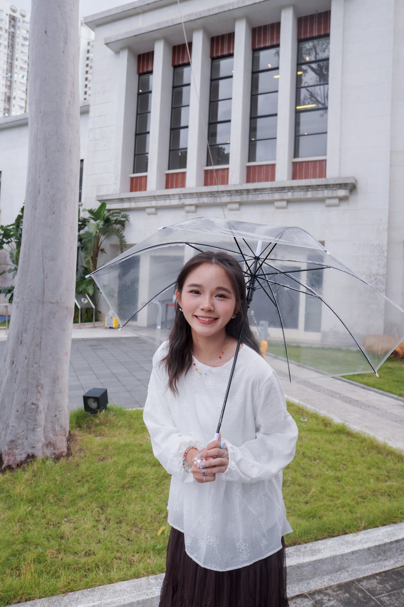 <現貨> 獨家款 泰國人手製作! 格紋小花卉泡泡袖上衣｜兩色入