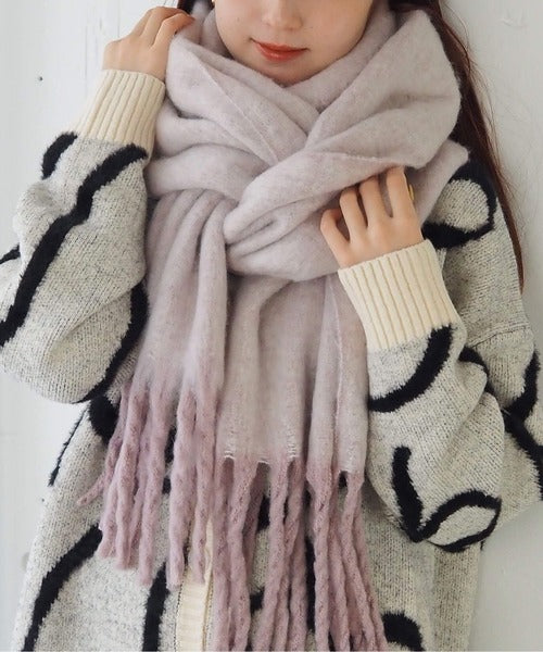 <預訂> 日牌Tiptop 漸變長頸巾｜四色入