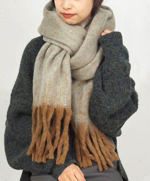 <預訂> 日牌Tiptop 漸變長頸巾｜四色入