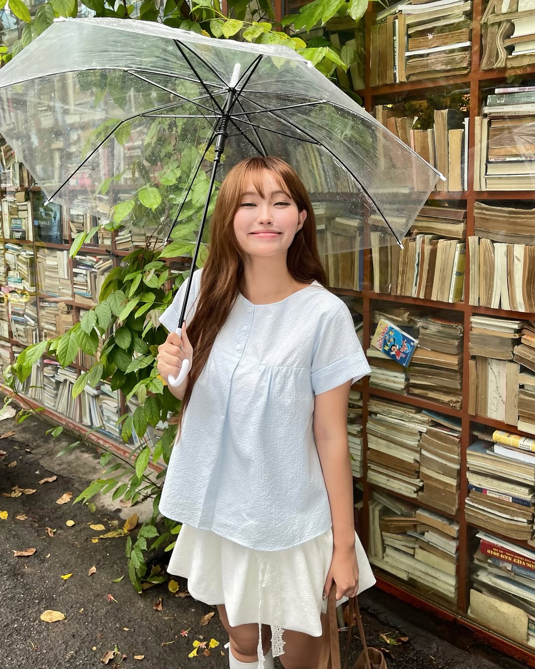 <預訂> 越南小眾品牌🇻🇳 超可愛蕾絲蝴蝶結泡泡短裙(含打底) | 兩色入