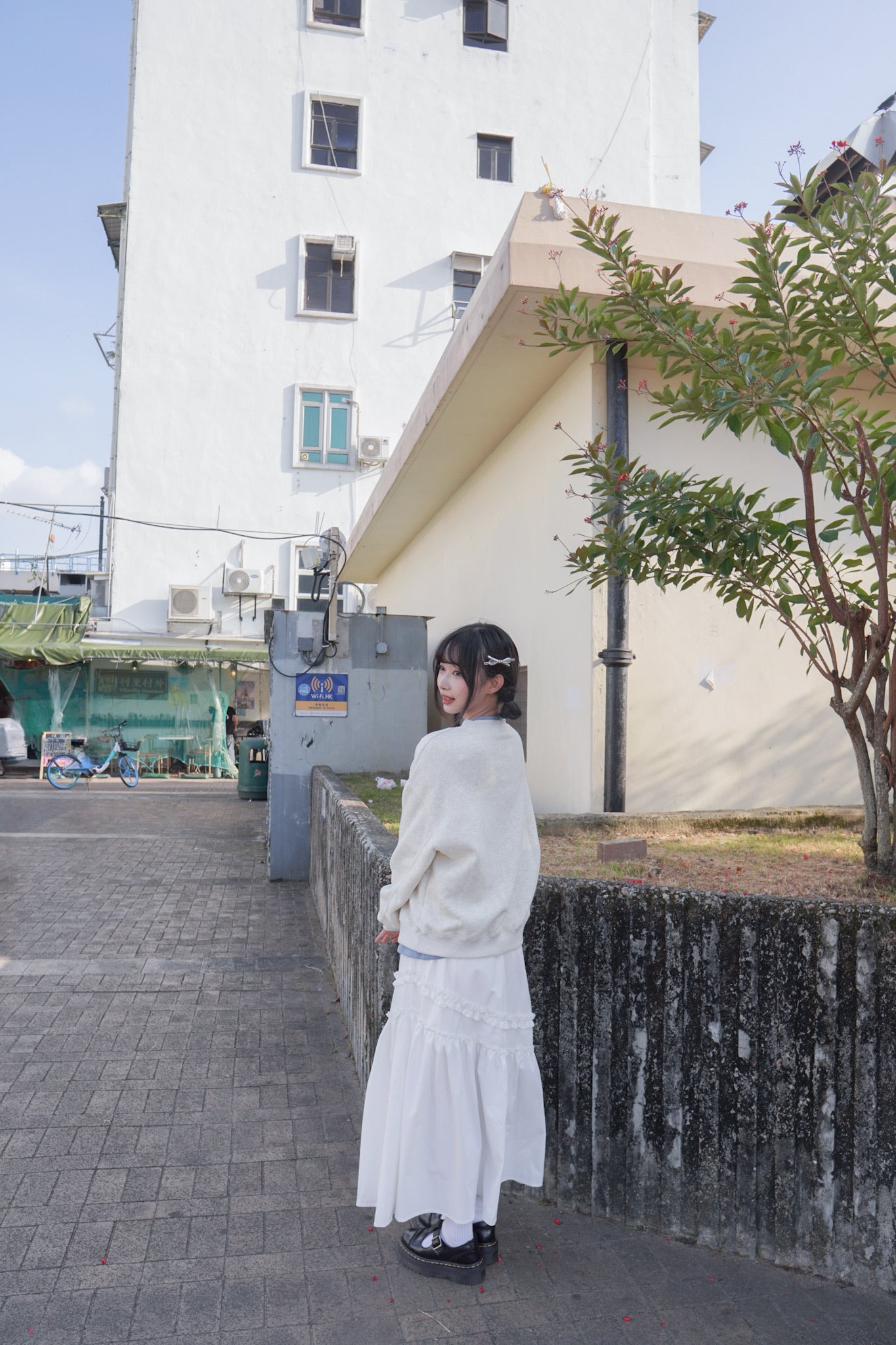 <現貨> 小狗刺繡LOGO長袖衛衣 | 兩色入