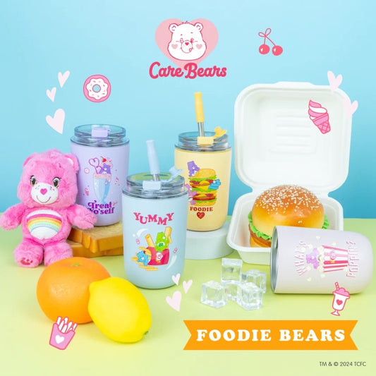 <預訂優惠> 泰國 Care Bears 不鏽鋼水杯連飲管｜四色入