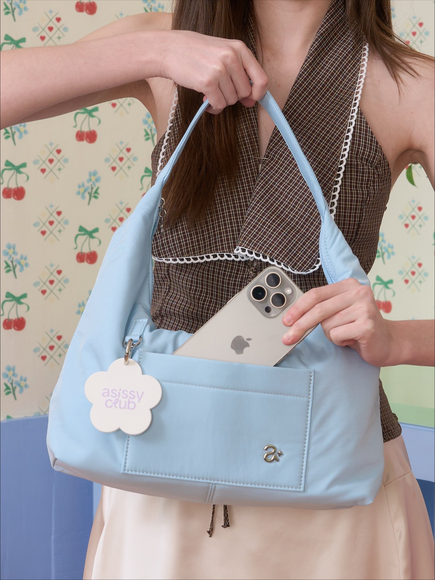 <預訂> 泰國小眾品牌🇹🇭 超人氣大容量防水手提袋 (附贈花朵裝飾配件) | 七色入