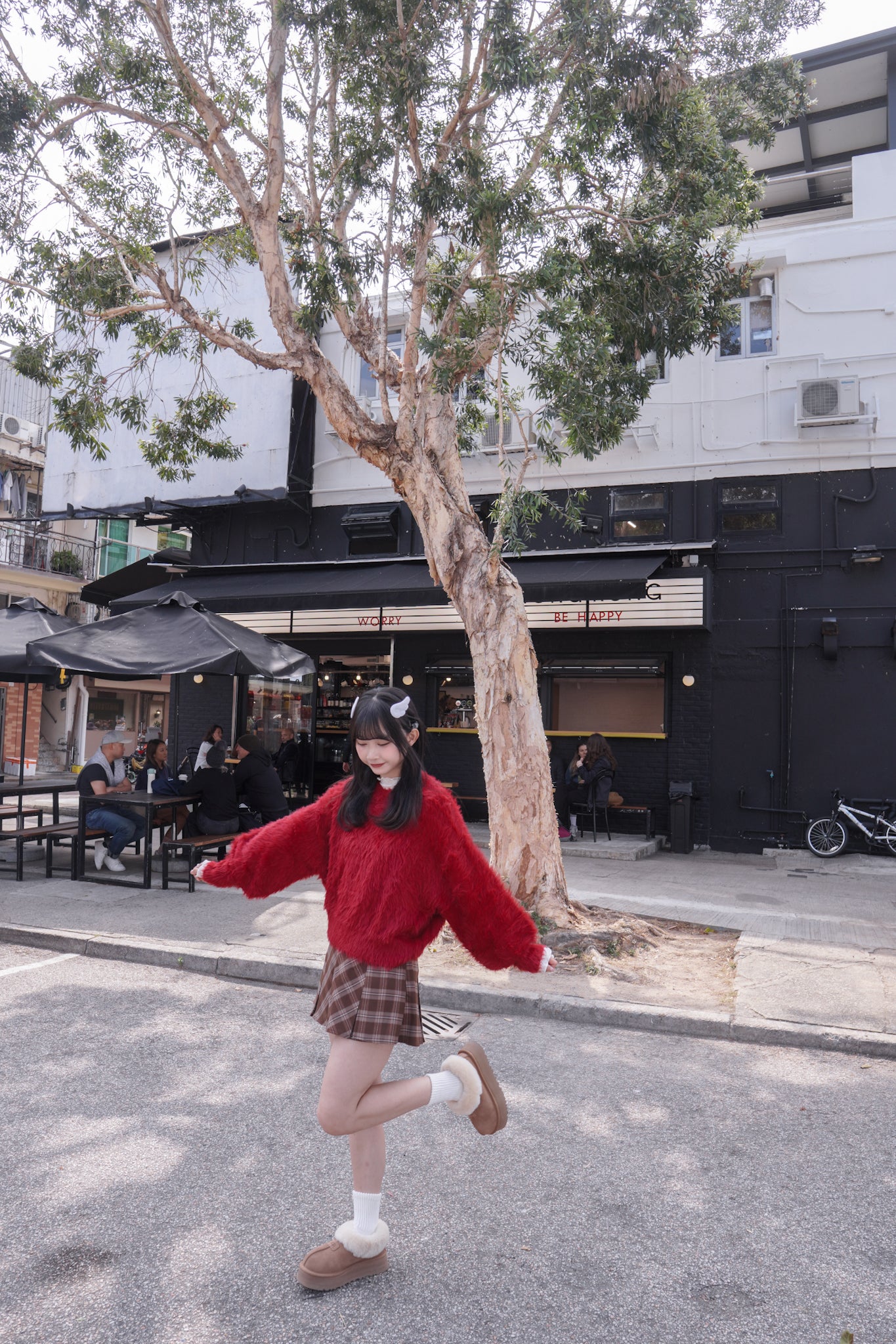 <現貨> 新年限定🧧🍊圓領毛絨針織長袖上衣