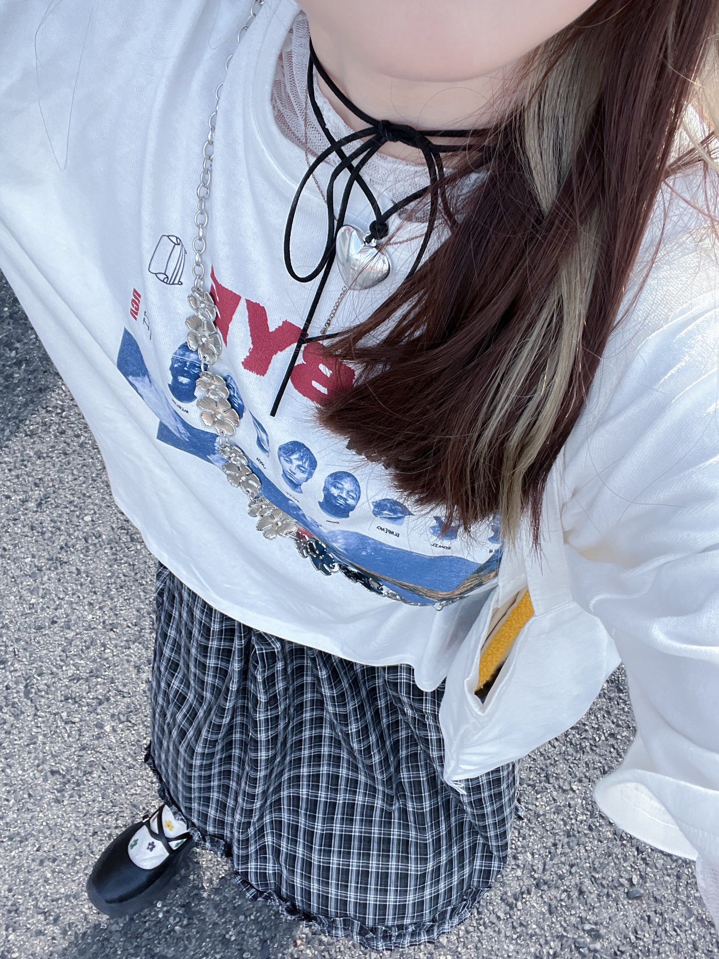 <現貨> Oversized寛鬆韓系復古中長款短袖Tee