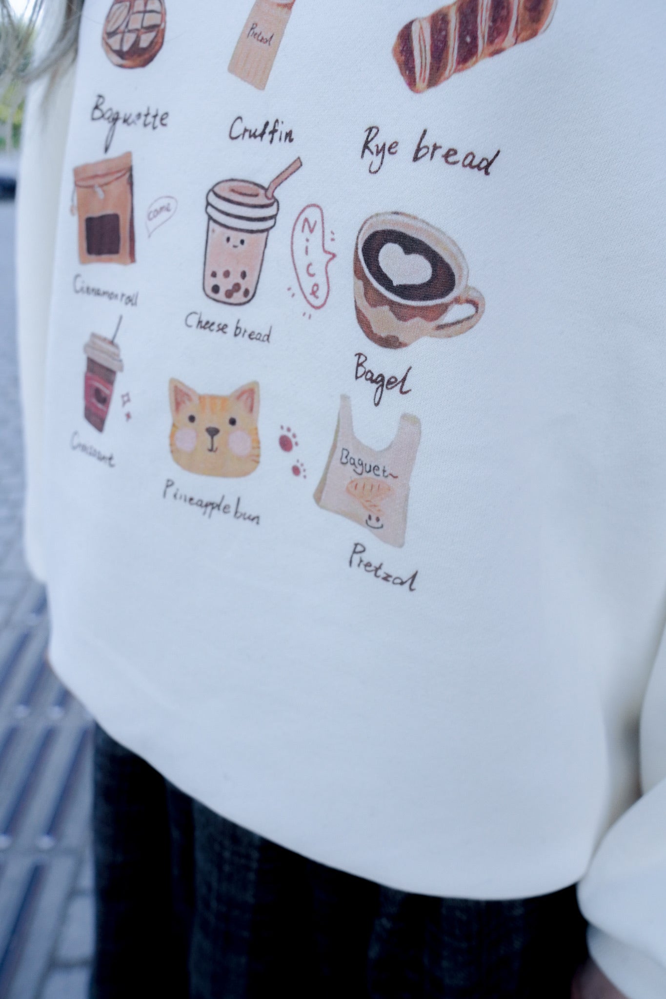 <現貨> 冬日感滿滿！韓系Coffee Shop長袖衛衣｜兩色入