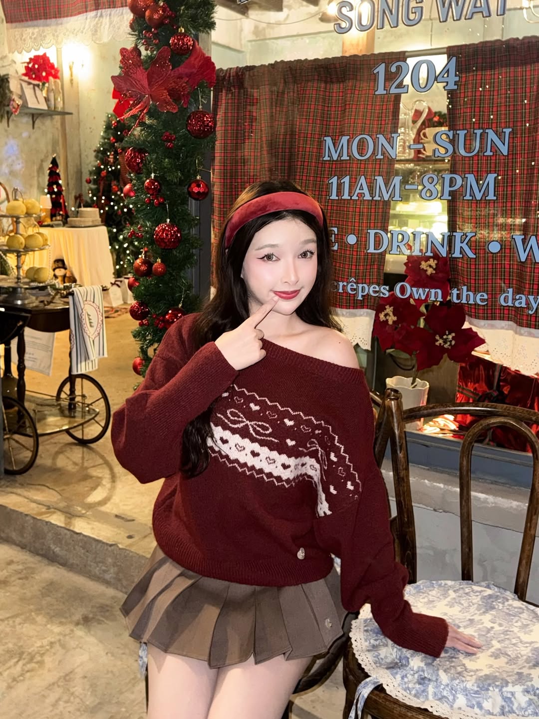 <預訂> 泰國小眾品牌🇹🇭 不撞款! 格紋疊層百褶短裙 | 三色入