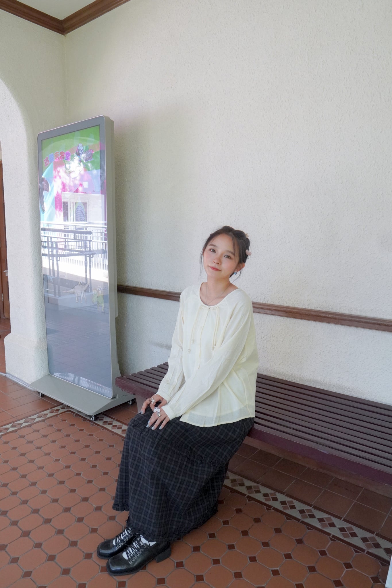 <預訂> 自家製 肌理紋鈕扣長袖裇衫